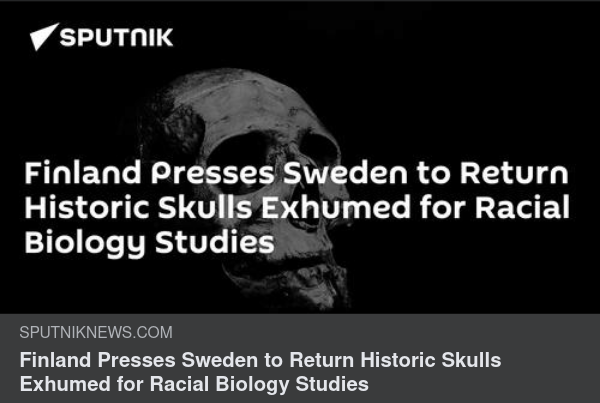 Finland Begär Tillbaka Gamla Svenskstulna Människodelar
