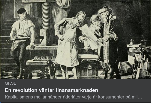 Väntande Finansmarknadsrevolution