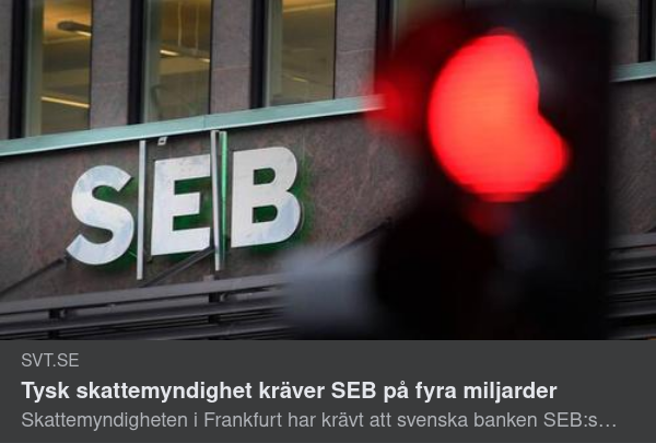 Tysk Skattemyndighet & SEB