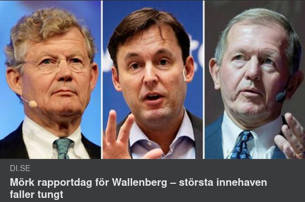 Börsfall För Wallenberg