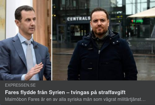 Från Syrien
