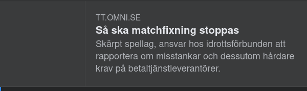 Matchfixningsstoppsåtgärder