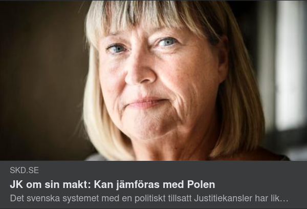 Politiskt Tillsatt Svensk JK Om Polen