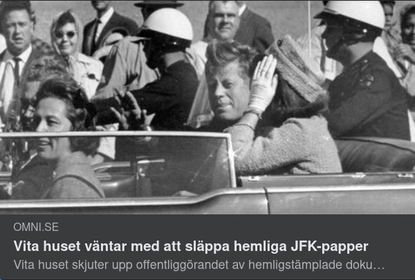 Väntande JFK-Papper