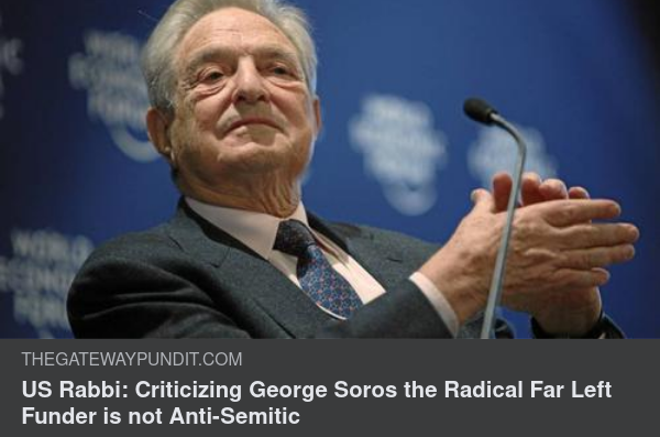 Soros-Kritik Är Inte Anti-Semitism