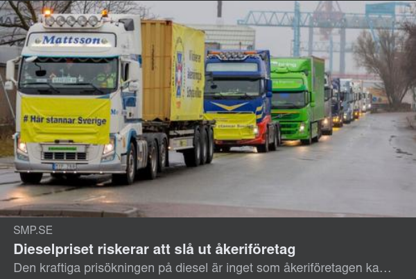 Dieselpriser & Åkerier