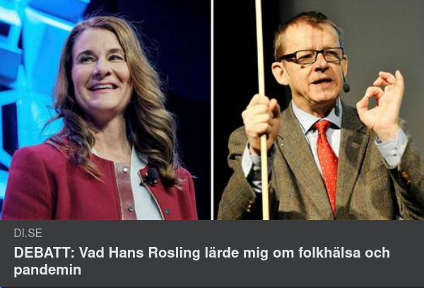Melinda Gates Minns Hans Rosling
