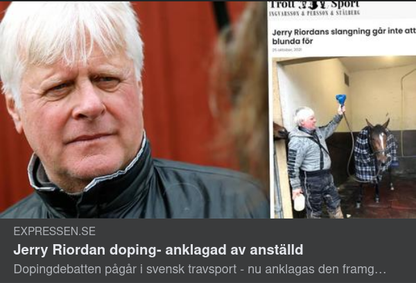 Hästdopningsanklagad