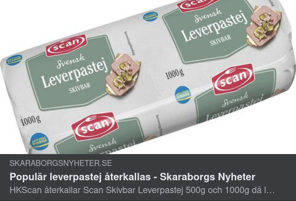 Etylenoxid I Leverpastej