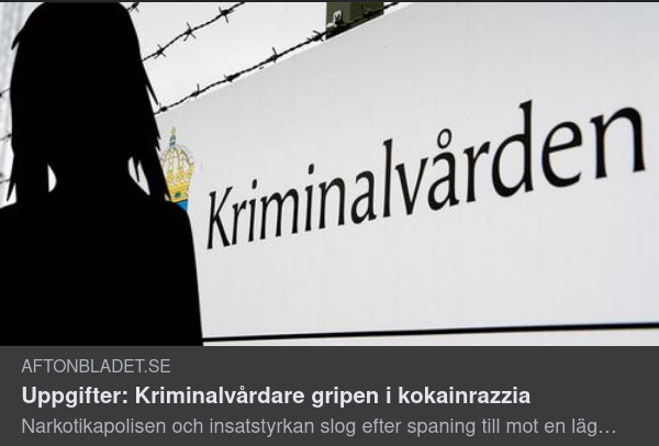 Kokainrazziagripen Kriminalvårdare