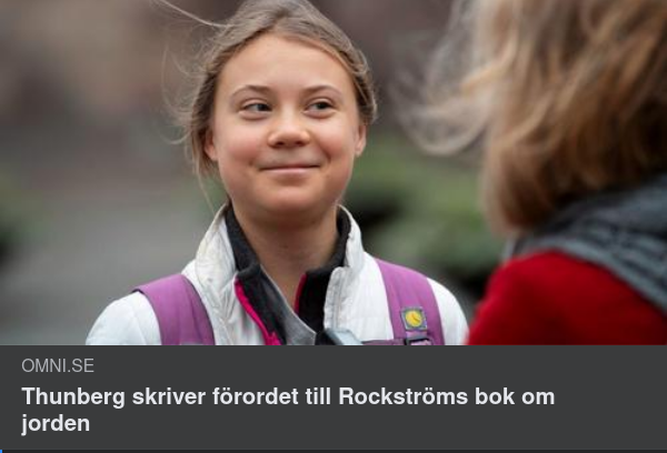Greta Förordar Rockströms Jordbok