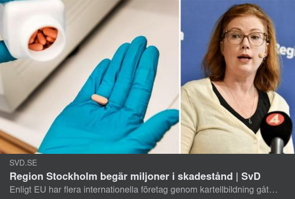 Kartellbildande Läkemedelsföretag