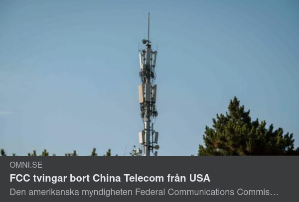 Borttvingad Från Amerikanska Telekommarknaden