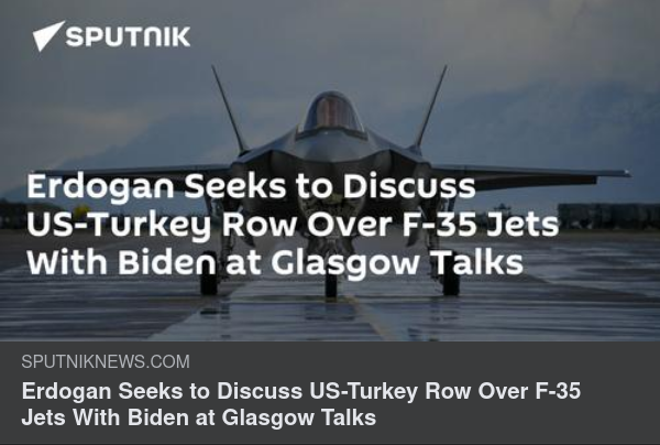 Erdogan Vill Prata F-35 I Glasgow