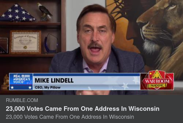 23000 Röster Från En Adress