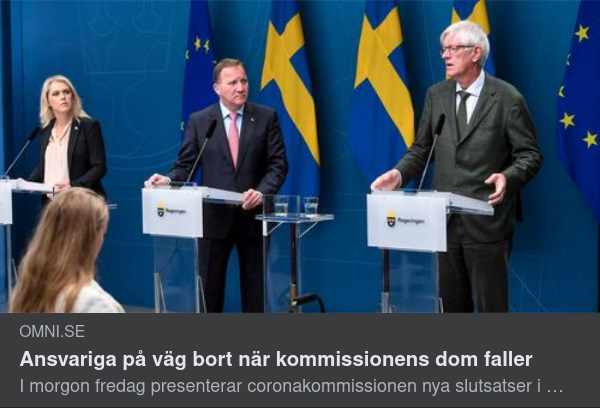 Coronakommissionen Presenterar Slutsatser Imorgon Fredag