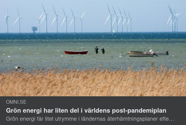 Lite Grön Energi I Global Postpandemiplan