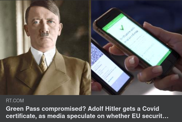 Hitlers Covidpass