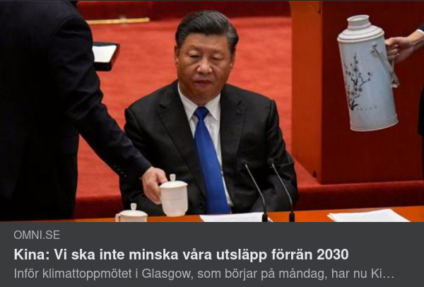 Klimatskuggande Kina