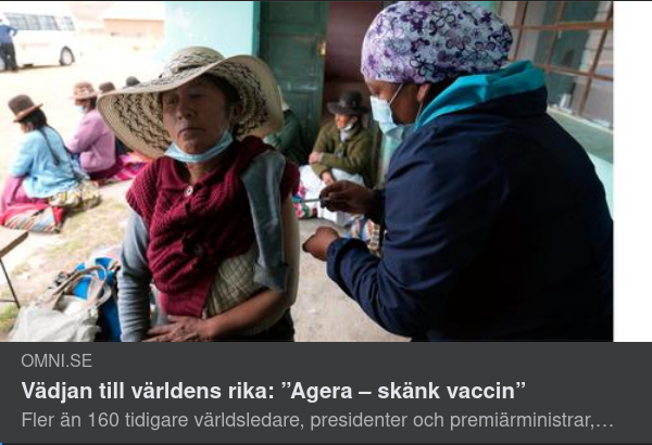 Vaccinvädjande Tidigare Världsledare