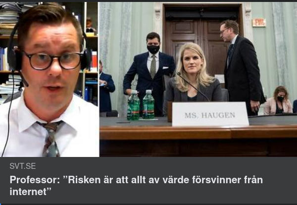 Försvinnande Internetvärde