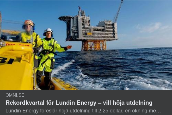 Lundin Vill Höja Utdelning