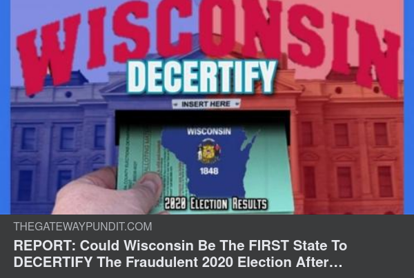 Wisconsin Först Att Avcertifiera?