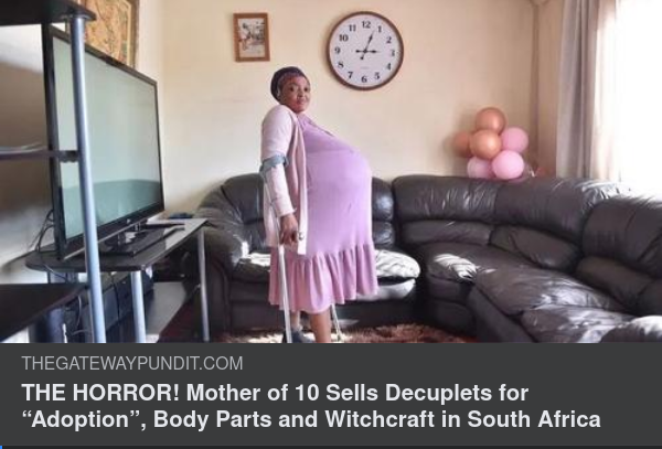 Barnförsäljning I Sydafrika