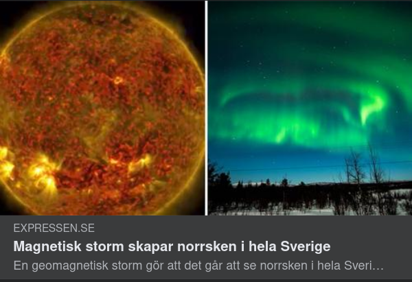 Norrsken & Magnetiska Stormar