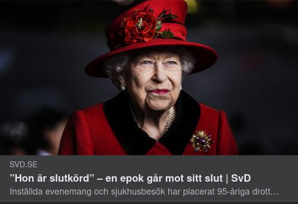 Åldrande Organism & Epokslut