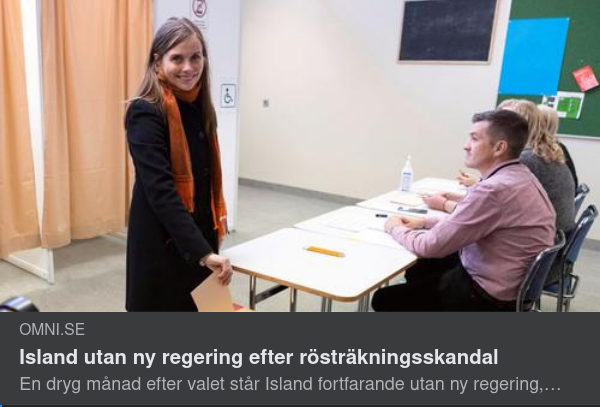 Isländsk Rösträkningsskandal