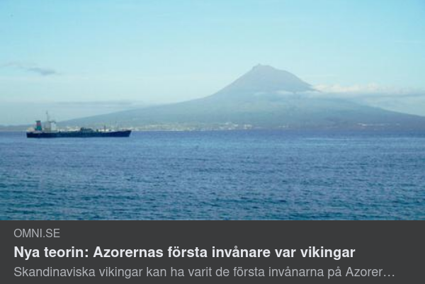 Nya teorin: Azorernas första invånare var vikingar