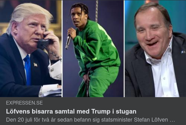 Löfvens bisarra samtal med Trump i stugan