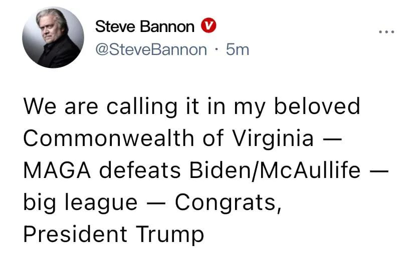 MAGA Vinner Virginia