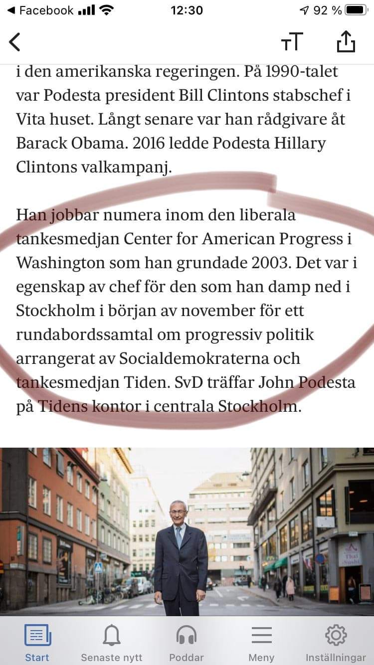 Podestas Stockholmssamtal