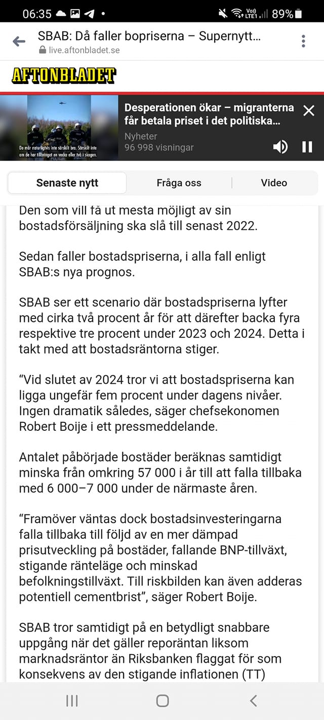 SBAB:s VD-Lösa Prognos