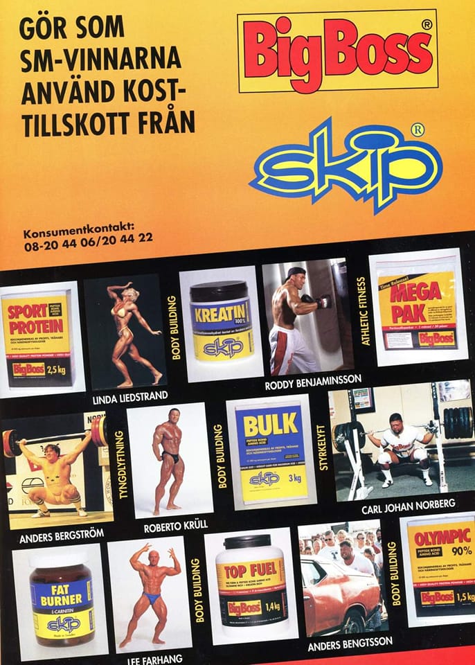 Dåtida Kosttillskott