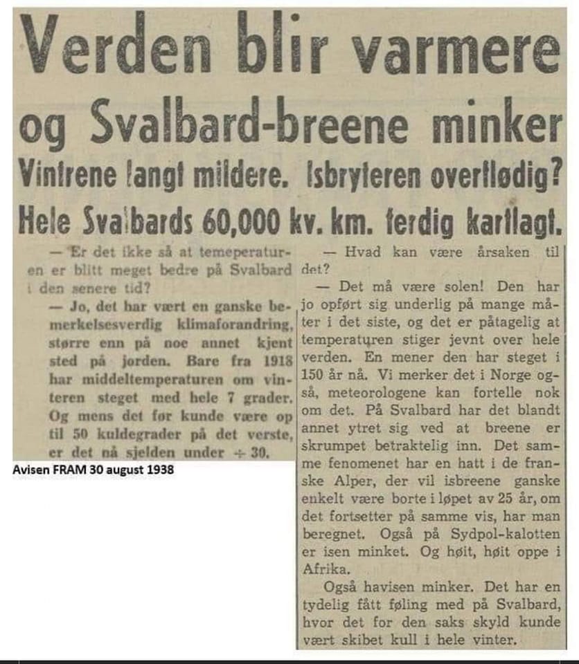 Varmt 1938
