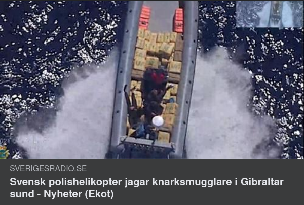 Svensk Polishelikopter I Gibraltar