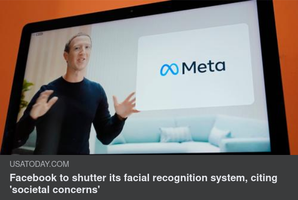 FB Stänger Ansiktsigenkänningsfunktion