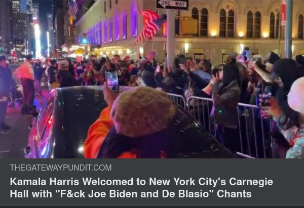 New York Välkomnar Harris