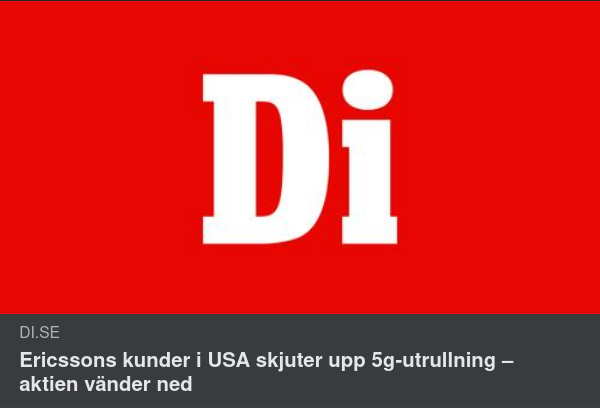 Oturligt Senarelagd 5G I USA