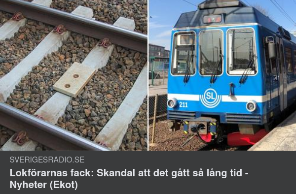 Trettonårig Tågbromsmiss