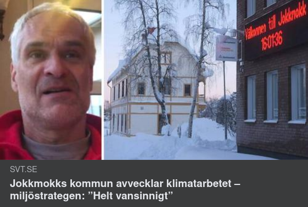 Avvecklat Klimatarbete I Jokkmokk