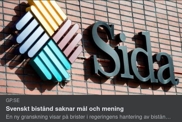 SIDA-Bistånd Utan Mål & Mening