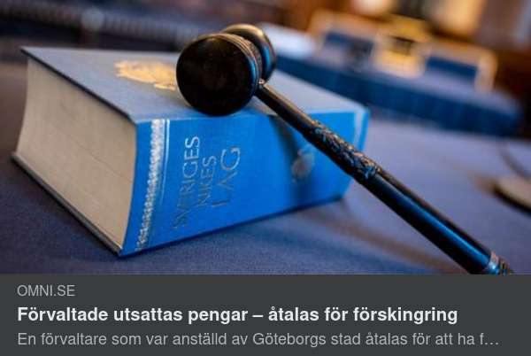 Förskingrande Förvaltare