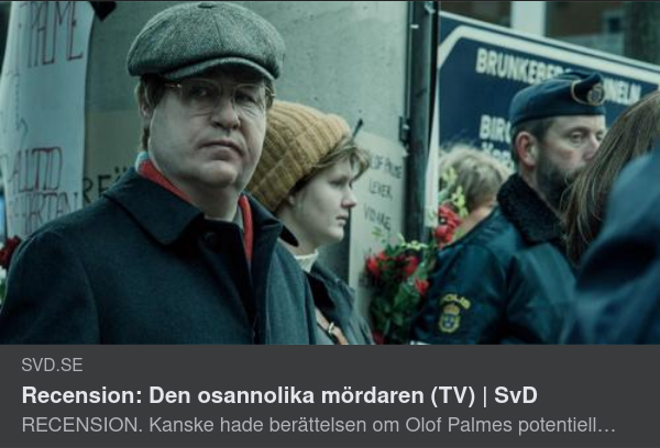 Berättande Palmemordsserie