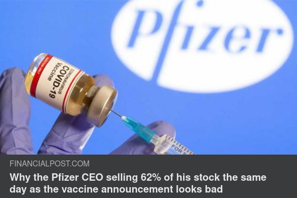 Aktiesäljande Pfizerchef