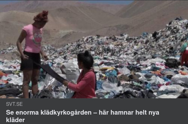 Klädkyrkogård I Chile