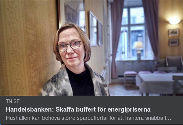 Handelsbanken Ser Ingen Stagflation